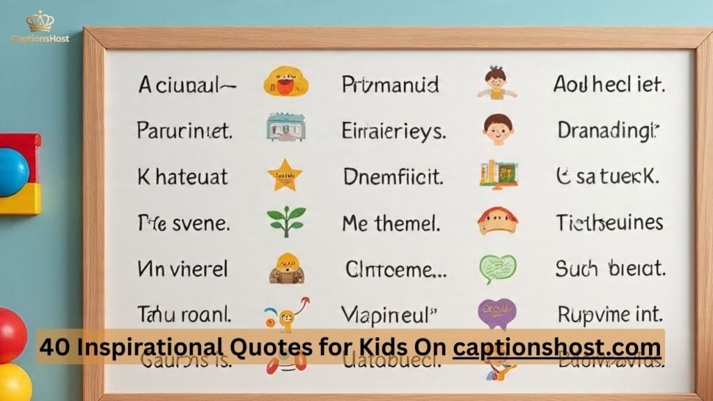 40 Inspirational Quotes for Kids On captionshost.com