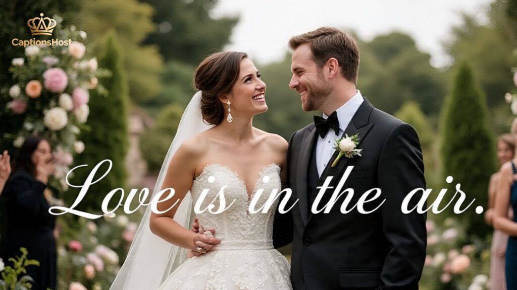 Traditional Wedding Captions