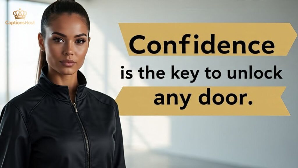 TG Caption: Confidence Quotes